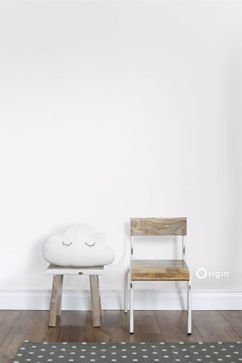 Uni Struktur Blass-Rosa Vliestapete