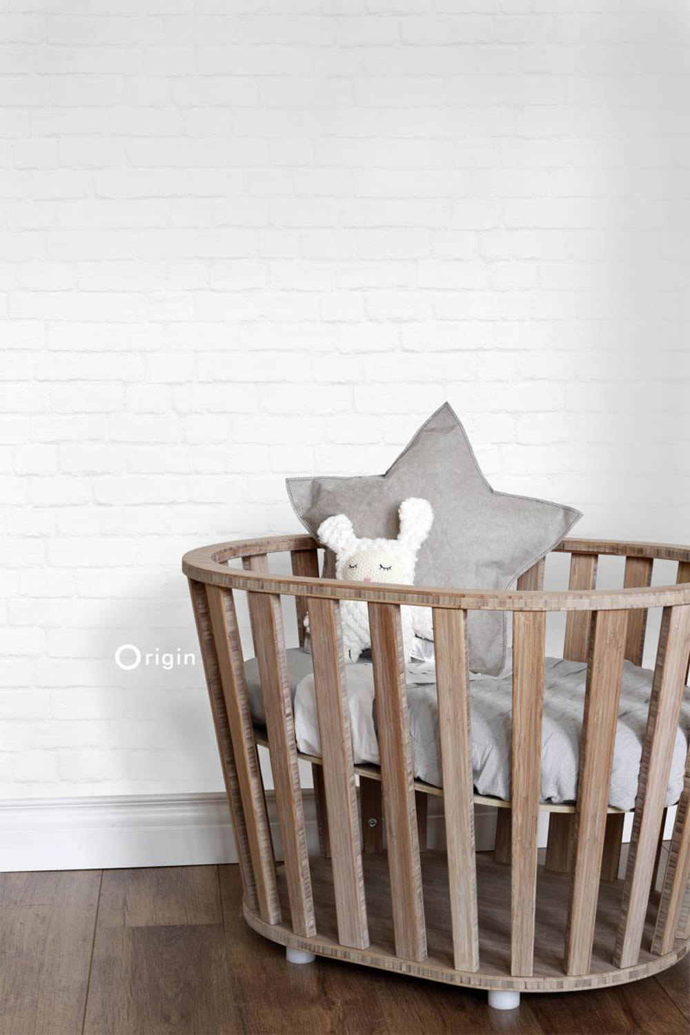 Vliestapete Creme-Weiß Maueroptik