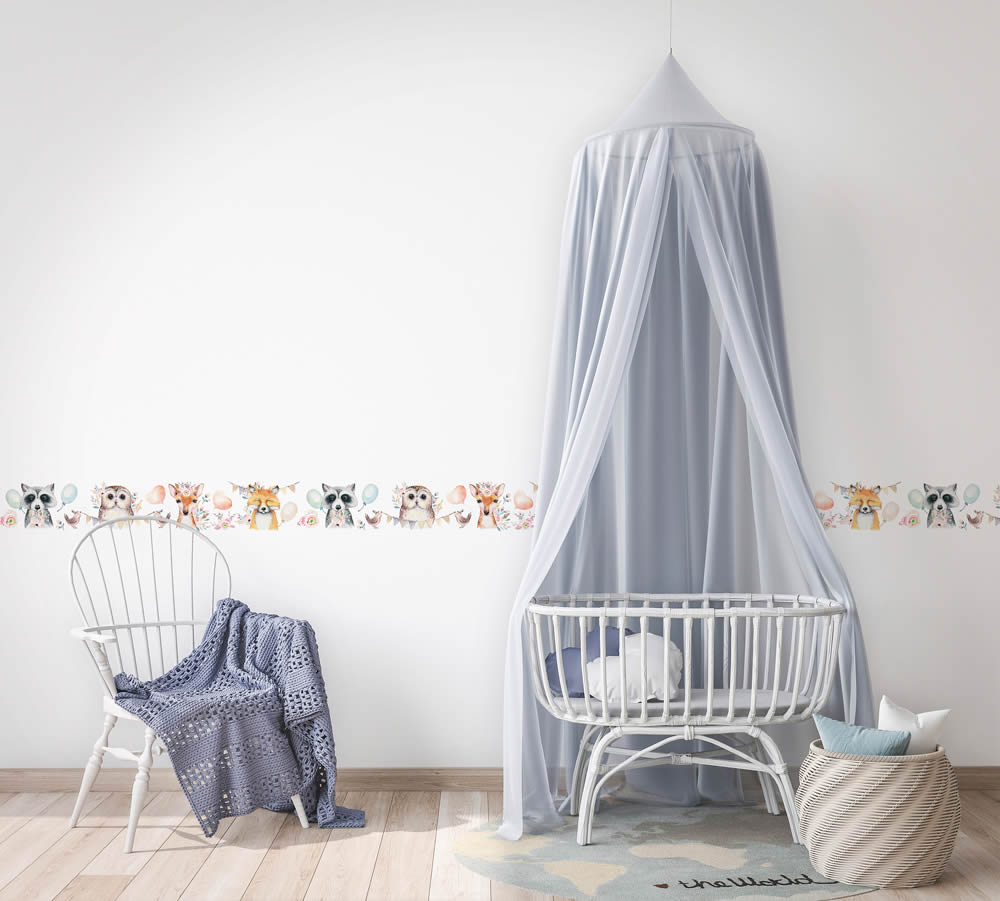 SALE 5 roles delivible Lets Party border white and colorful Kids Walls Marburg 45888-6-45888_S
