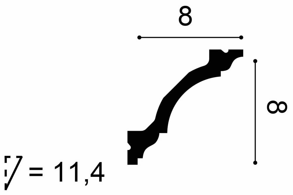 18er Stuckleisten Box C213F Flexible Deckenleiste Orac Decor Stuckleiste-C213F-VE