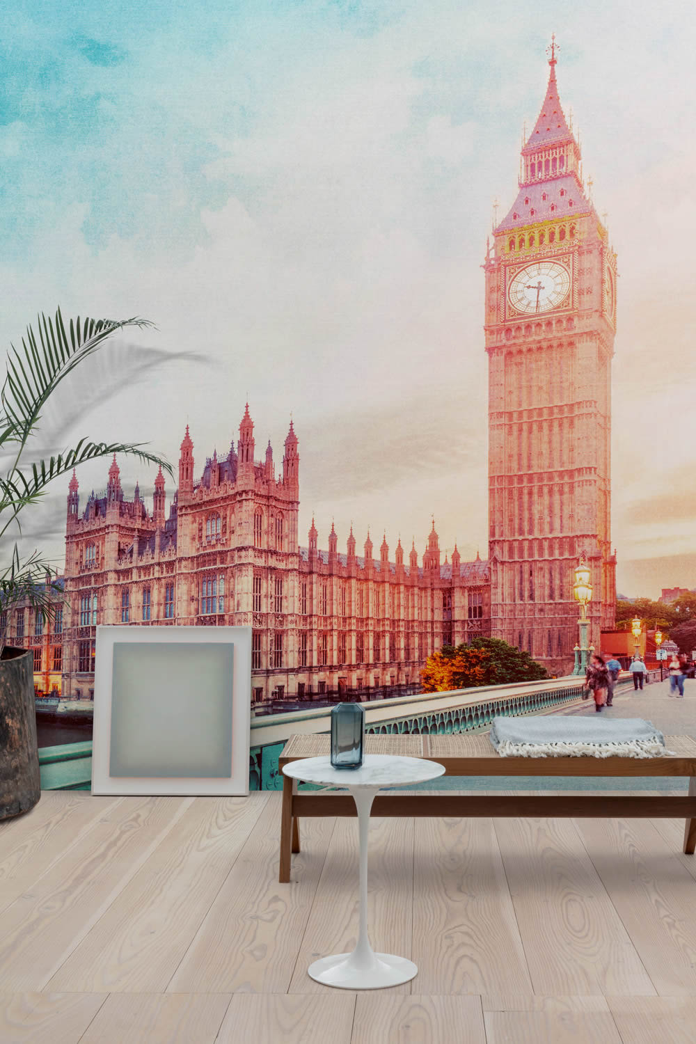 Fototapete 371 x 280 cm London Big Ben 7 Bahnen ML3501