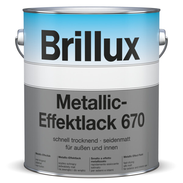 Brillux Metallic-Effektlack 670 seidenmatt 7135 DB 703 dunkelgrau | 3 ltr.-0-067000037135M