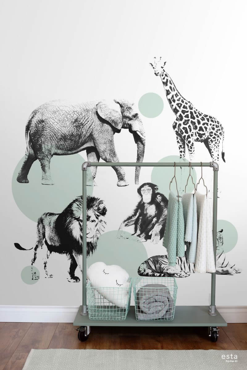 Animals mural dots Xl-23-158704_2