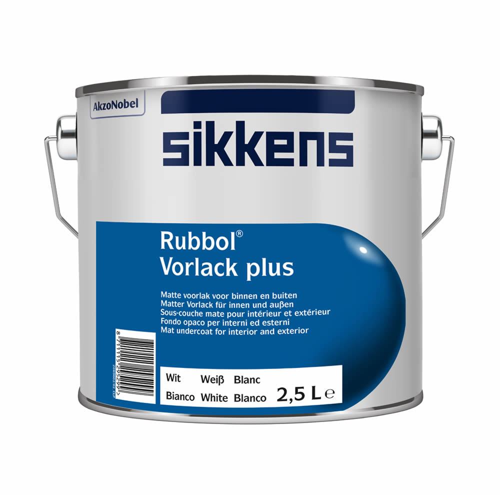 Sikkens Rubbol Vorlack plus Aromatenfreier Vorlack weiß 2,5 Ltr.