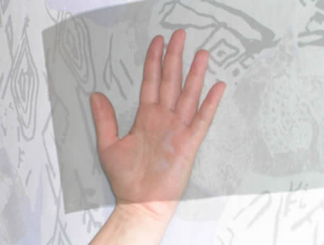 6-97445 Fensterfolie klar/farblos Marburg 125 m breit