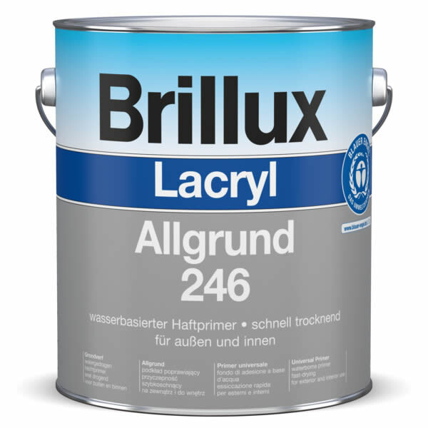 Brillux Lacryl Allgrund 246 matt 0095 weiß 3 ltr _L-0-024600030095M