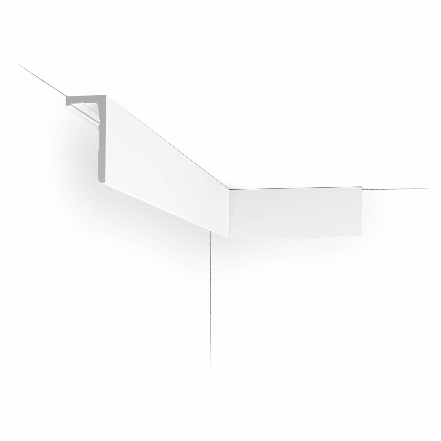 Gardinenleiste modern CX215-2600 ORAC Deckenleiste Stuckleiste