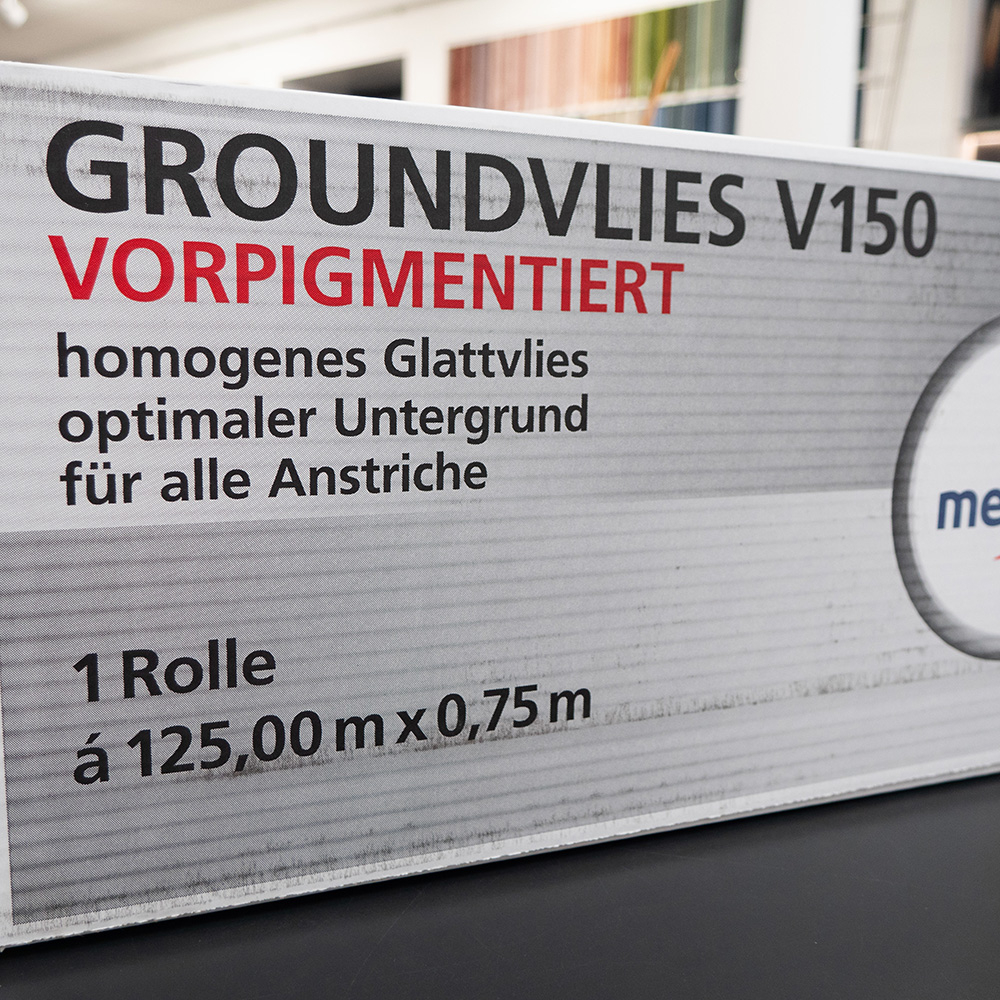 MEG Groundvlies V150 vorpigmentiert Glattvlies 25m x 0,75m (18,75 m²) _L