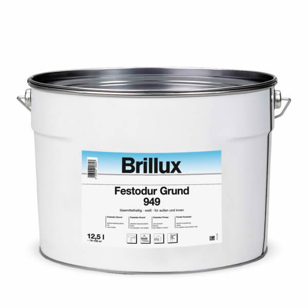Brillux Festodur Grund 949 matt weiß 12.5 Ltr.