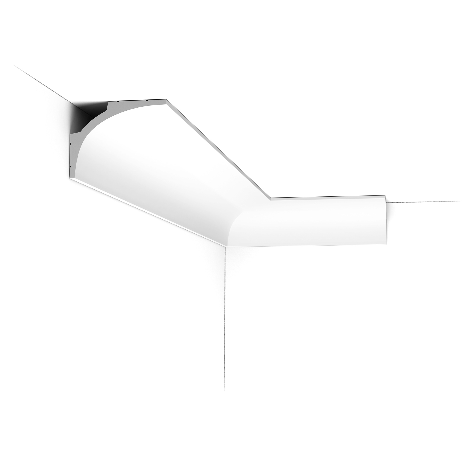 Curved ceiling moulding C992 Orac Decor stucco moulding
