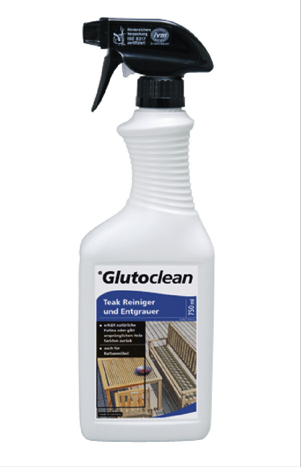 Glutoclean Teak Reiniger und Entgrauer 750 ml-17-390372