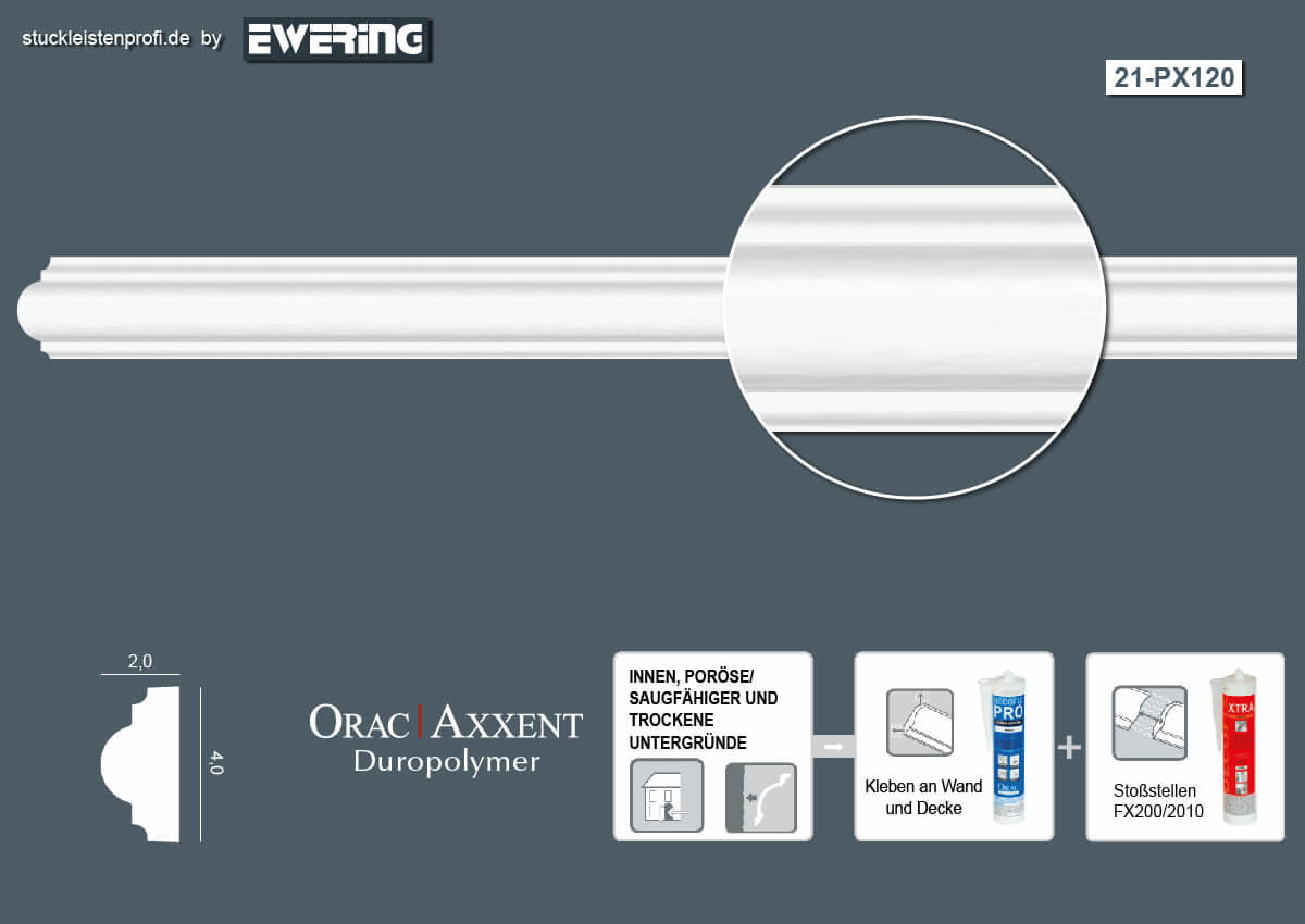 28er Stuckleisten Box PX120 Wandleiste Orac Decor Stuckleiste-PX120-VE 28er Stuckleisten Box PX120 Wandleiste Orac Decor Stuckleiste-PX120-VE