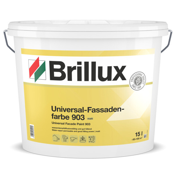 Brillux Universal-Fassadenfarbe 903 matt weiß | 1 Ltr.-0-090300010095M