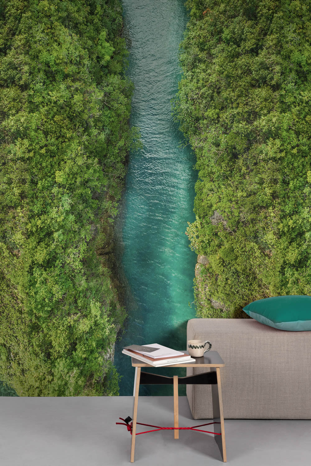  Mural 159 x 280 cm nature river jungle travel ML1401