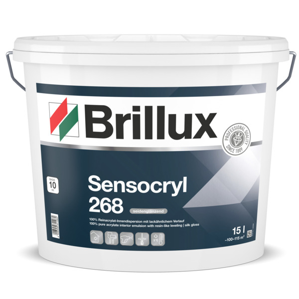 Brillux Sensocryl ELF 268 ELF seidenglänzend weiß | 15 Ltr.