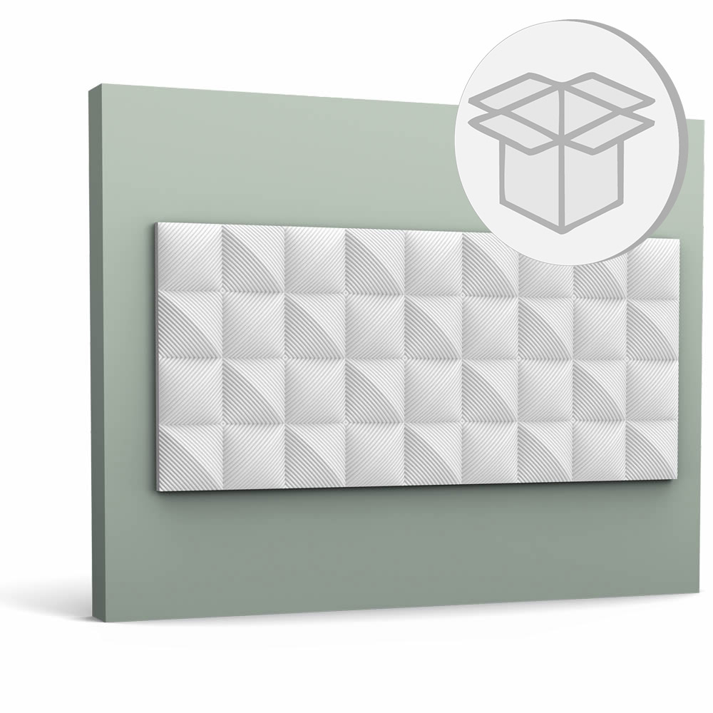 6er 3D-Paneel W113 Box Orac Decor Cobble Zierelement