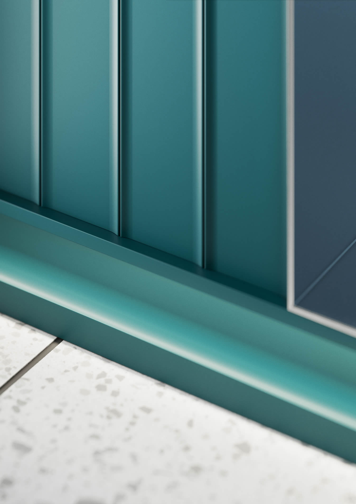 Lighting moulding minimalistic NMC IL14 Noel Marquet skirting