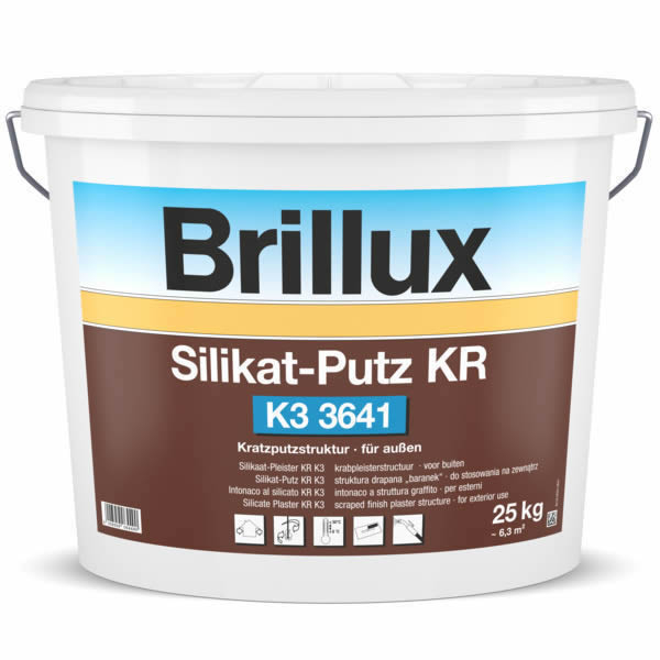 Brillux Silikat-Putz KR-K3 3641 Kratzputz 25 KG