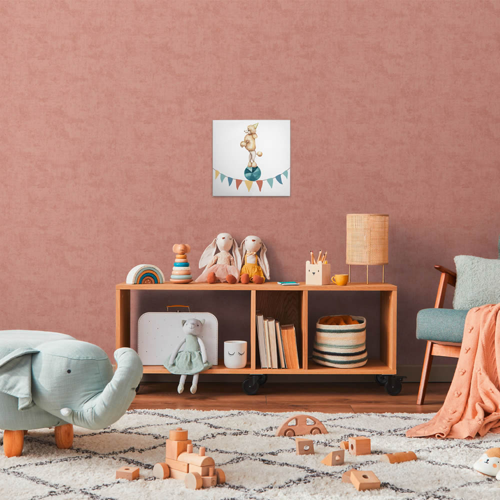 Canvas picture circus ring poodle dog DD129379 30 x 30 cm