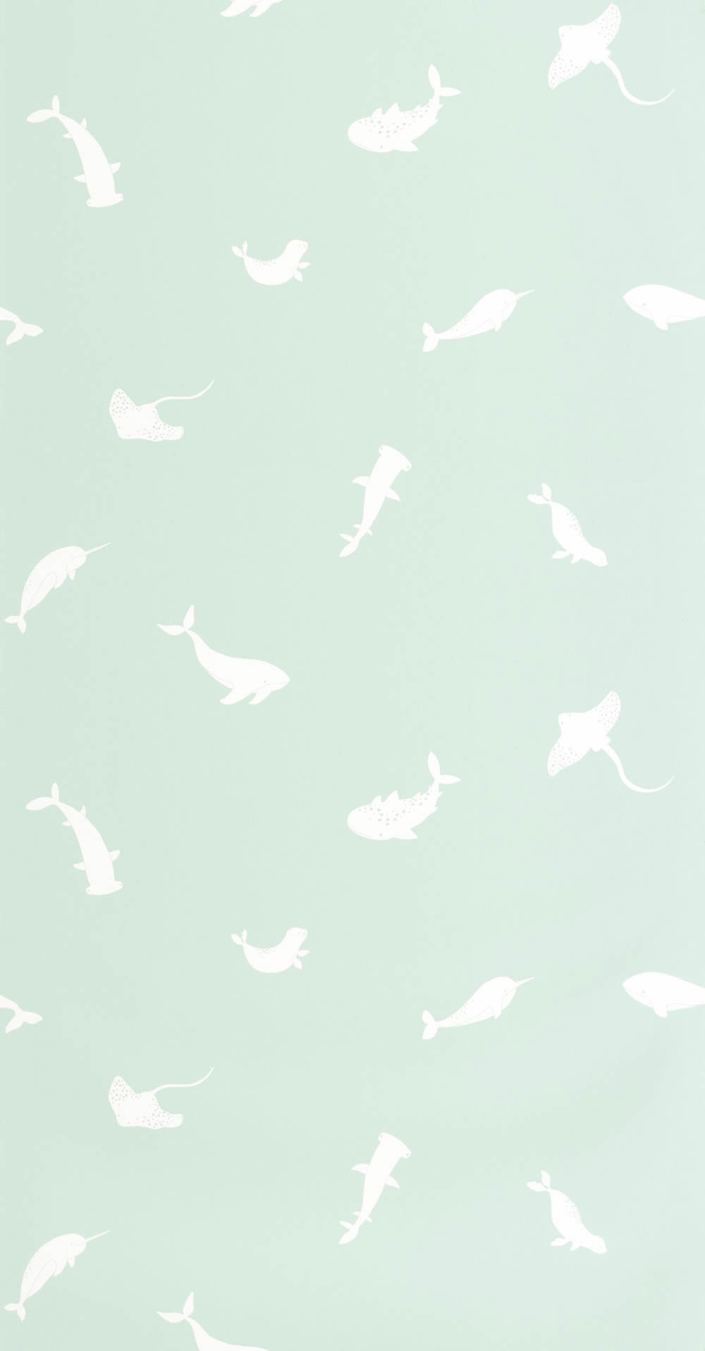  Meeresbewohner Vliestapete Fische Seepferdchen mint OUTD200816767-36-OUTD200806101