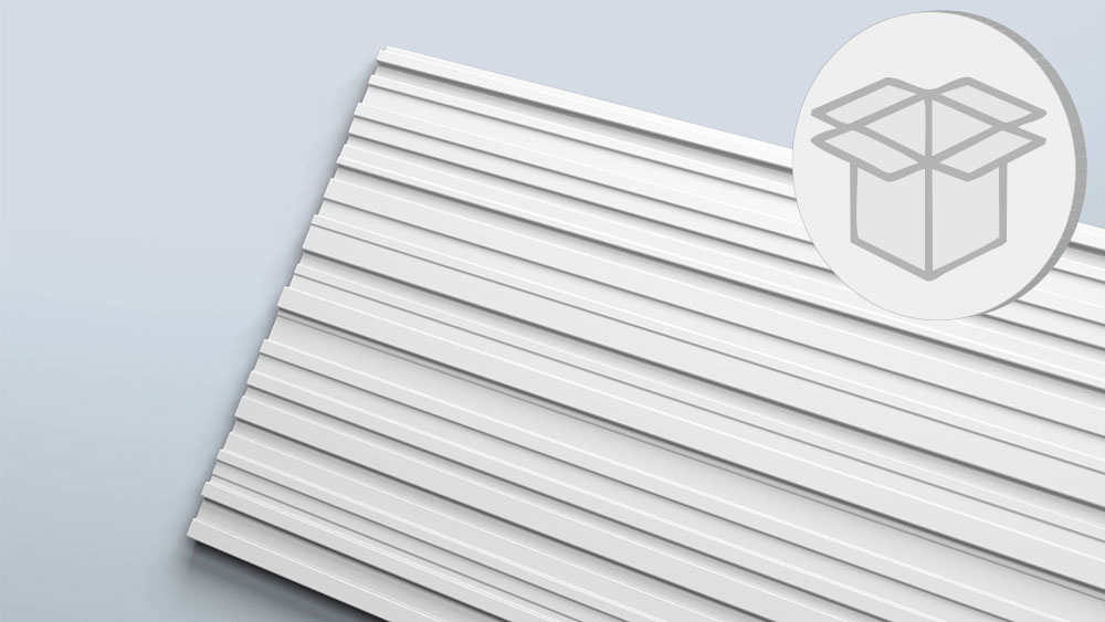 6er 3D-Paneel Box NMC ALLEGRETTO Noel Marquet Wandpaneel