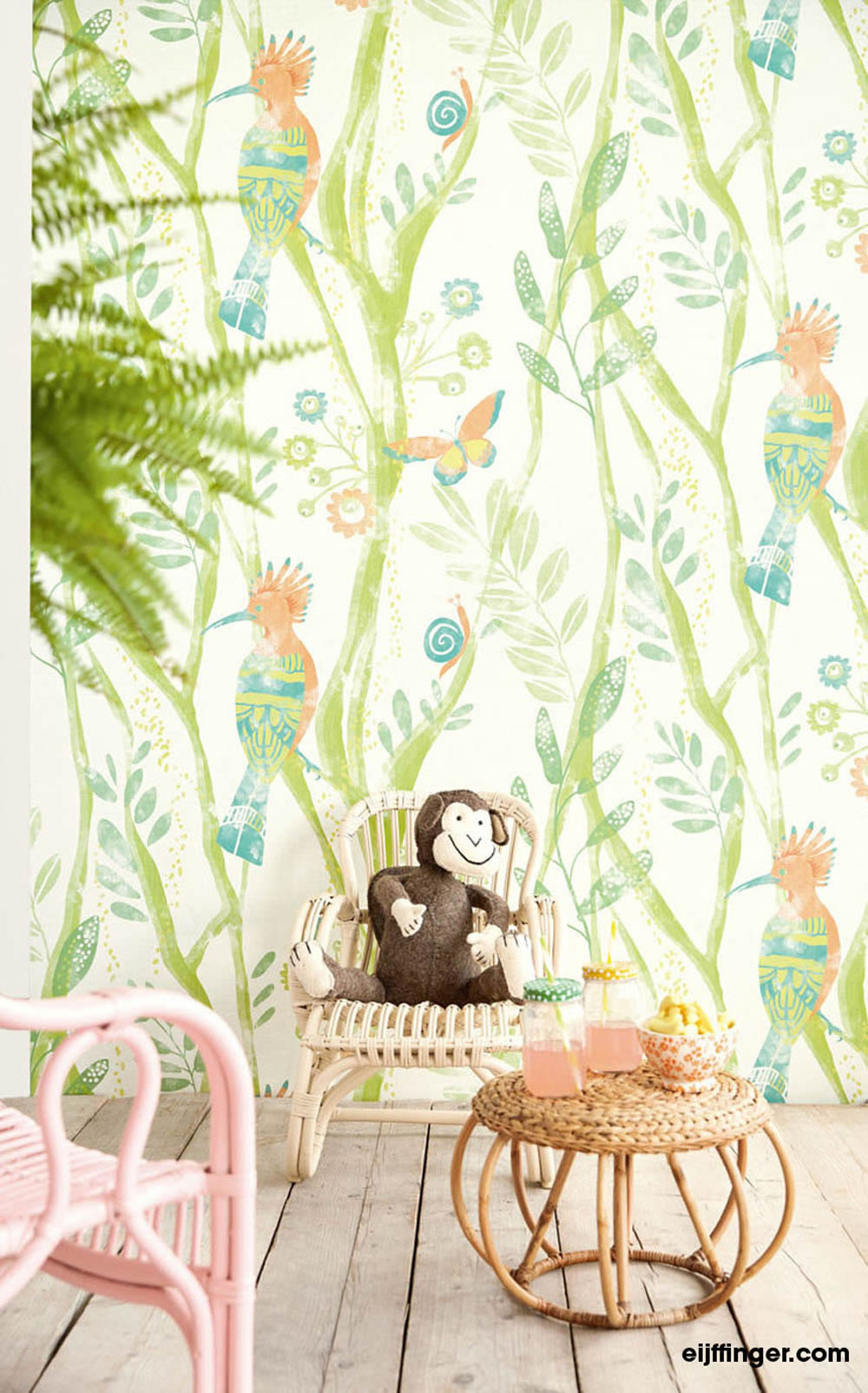 Apple green mural forest-55-364152