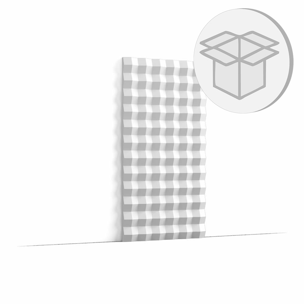 6er Wandpaneel Box grafisches Design SLOPE W115 Orac Decor Wandelement-W115-VE