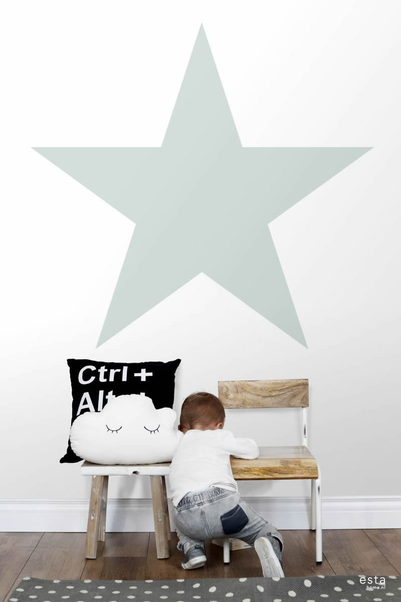 Green star mural Xl-23-158841_2