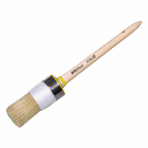 Brillux Maler-Lackierringpinsel 1176 helle Chinaborsten sehr voll Größe 2