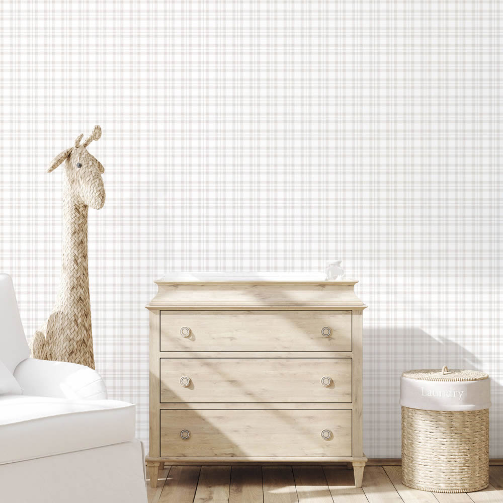 checkered non-woven wallpaper gray Tiny Tots 2 Essener G78394-28-G78394.1M
