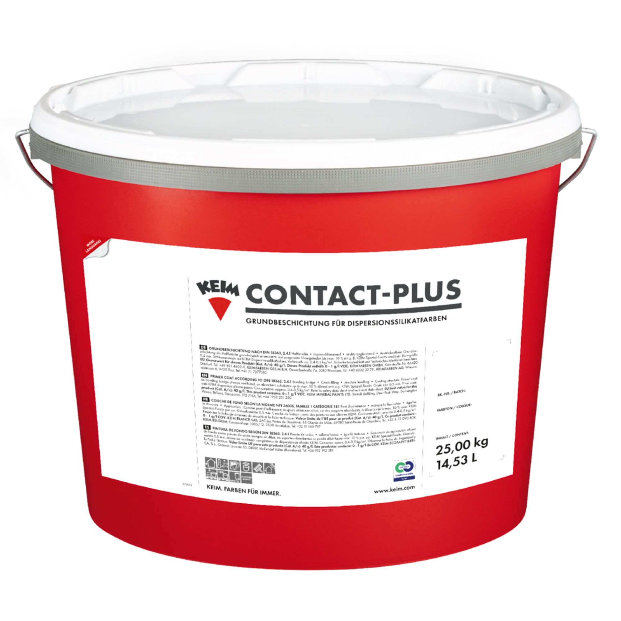 KEIM Contact Plus Renovier- Grundbeschichtung weiß innen und außen 25 kg