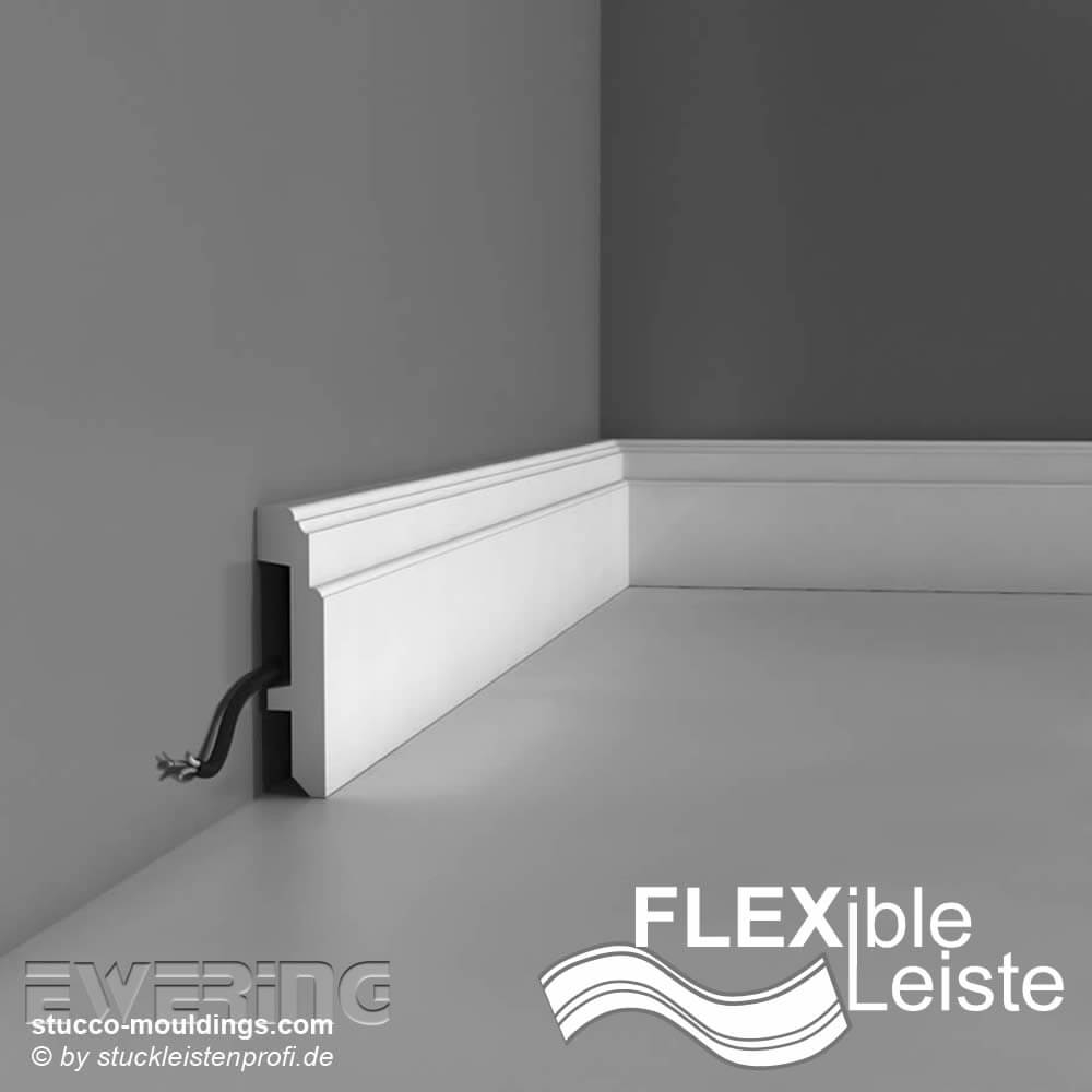 10er Stuckleisten Box SX155F Flexible Fußleiste Orac Decor Stuckleiste-SX155F-VE