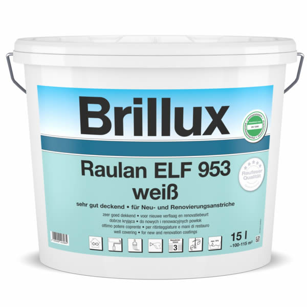 Brillux Raulan ELF 953 Innendispersion weiß 10 l Eimer _LW