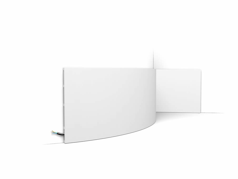 Fußleiste flexibel hohe schlichte Sockelleiste SX207F Orac Decor Stuckleiste-SX207F