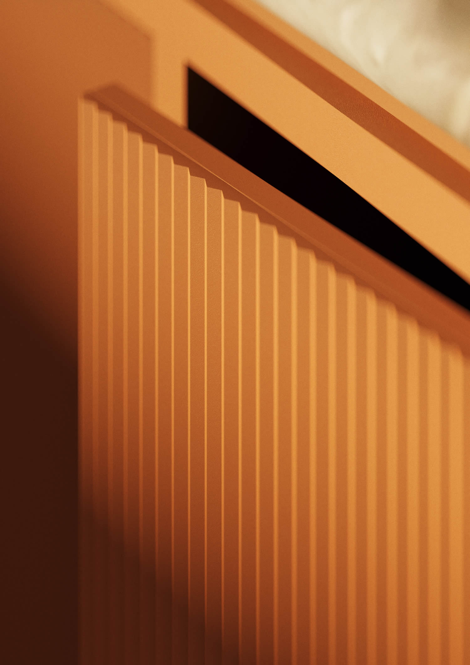 Wall panel pleated look NMC PLISSE-L Noel Marquet