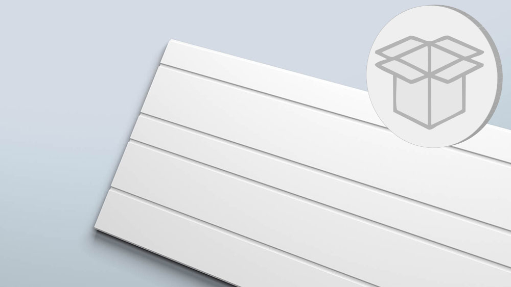 8er Wandpaneel Box architektonisch NMC LATTE MIX