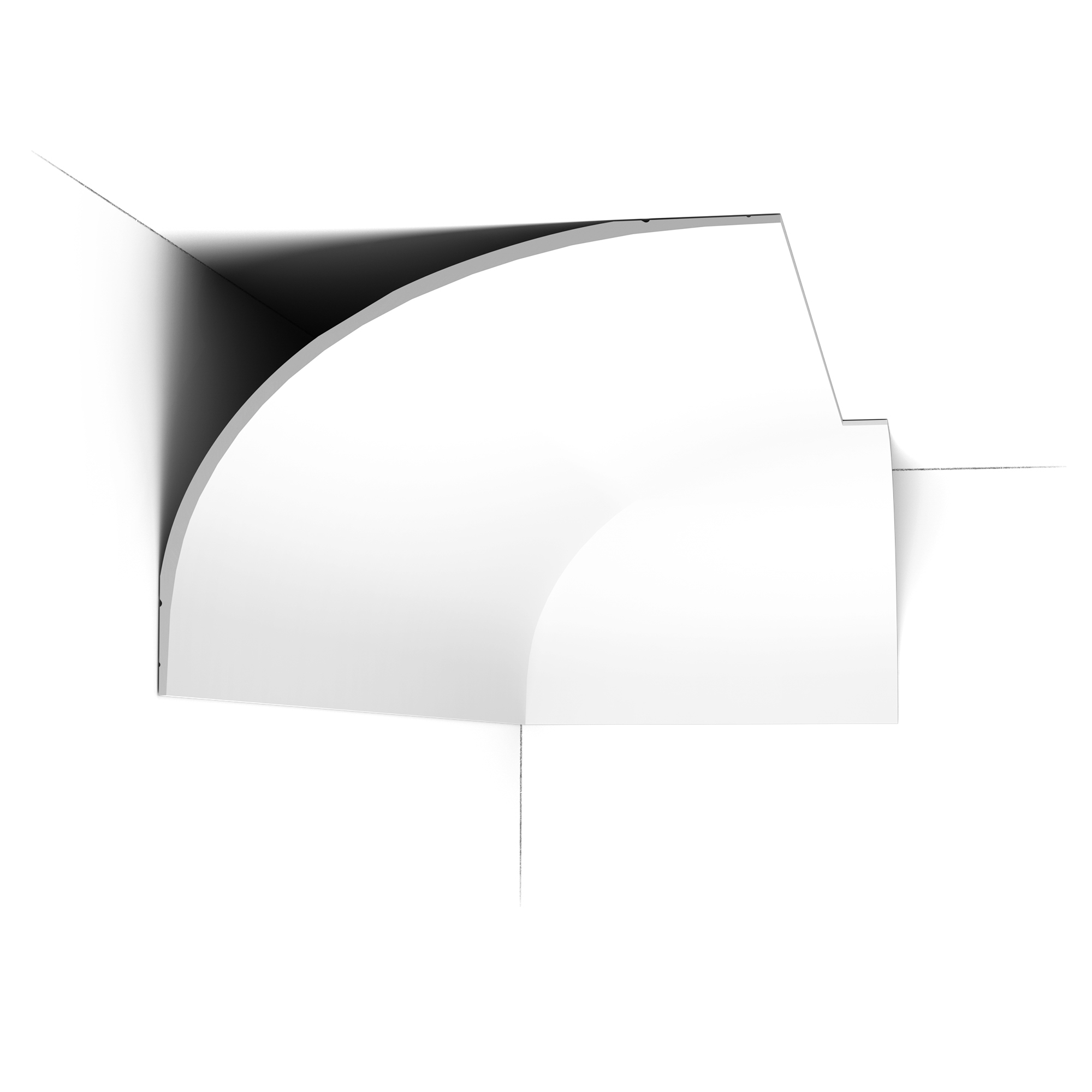Ceiling moulding curved look C994 Orac Decor stucco moulding
