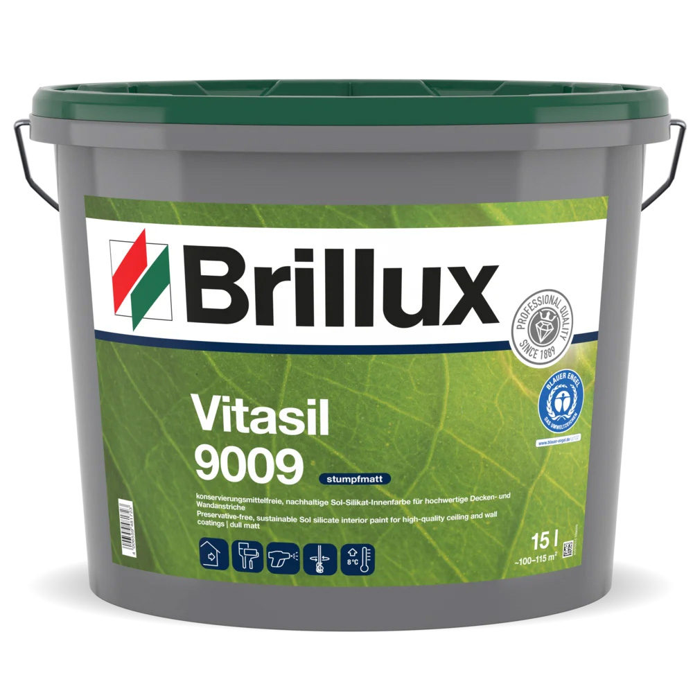 Brillux Vitasil 9009 Sol-Silikatfarbe weiß 15 l
