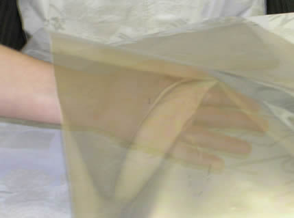 6-97447 Fensterfolie Marburg Silber light 150 m breit