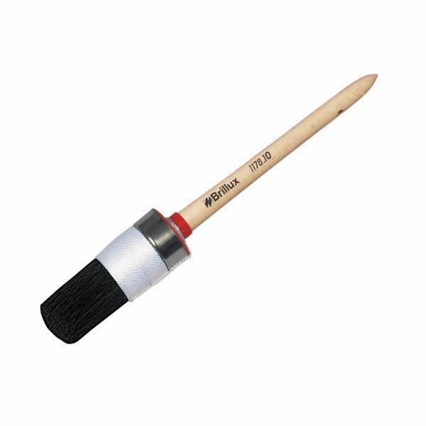 Brillux Maler-Lackierringpinsel 1178 schwarze Chinaborsten, extra voll 4