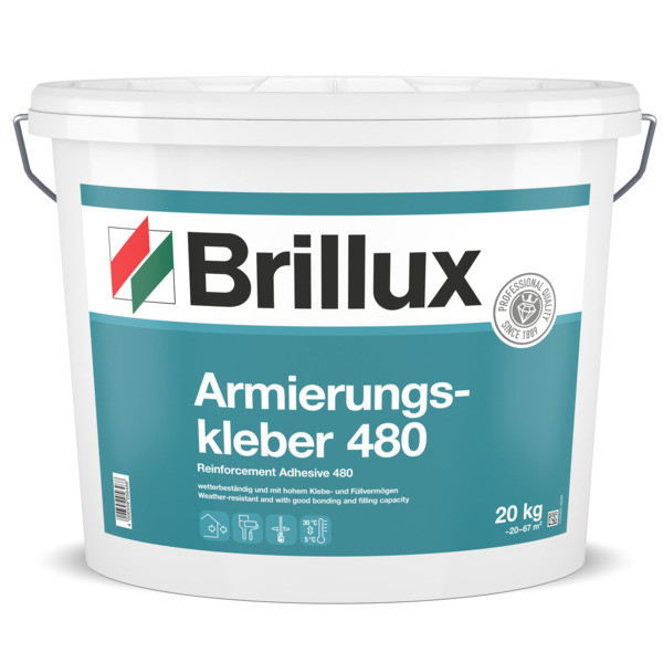 Brillux Armierungskleber 480 weiß, 20 kg Eimer