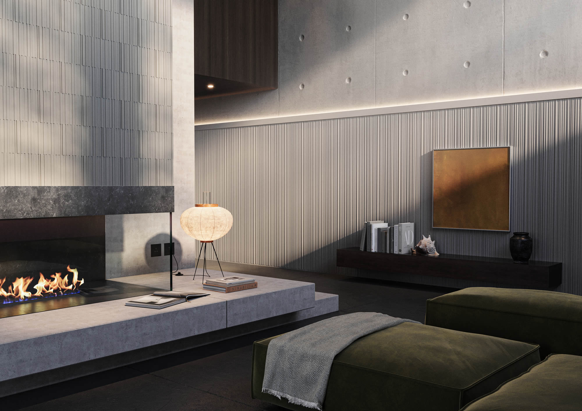 3D panel NMC ALLEGRETTO Noel Marquet wall panel