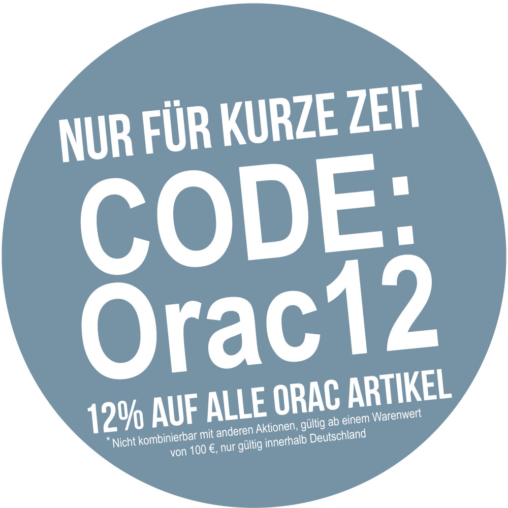 Auf alle Stuckprodukte von Orac 12% Rabatt