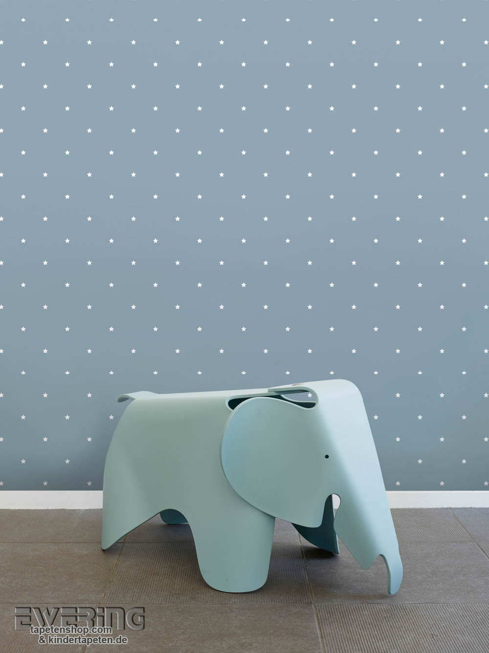 Sterntapete Blau Kinder