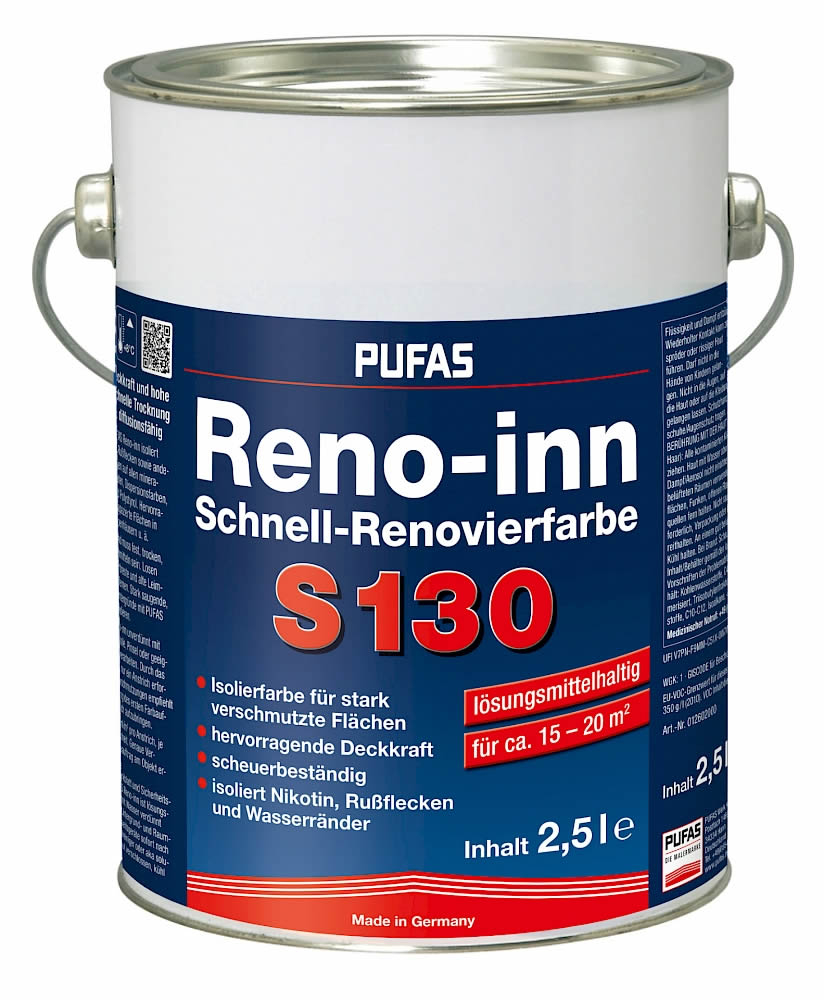 Pufas Reno-inn Schnell-Renovierfarbe S130 10 l