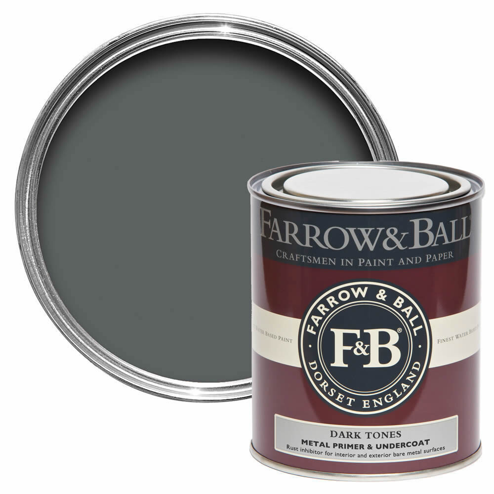 Farrow&Ball Metal Primer & Undercoat Dark Tones - 750 ml Dose-78-MPU-075-DTM
