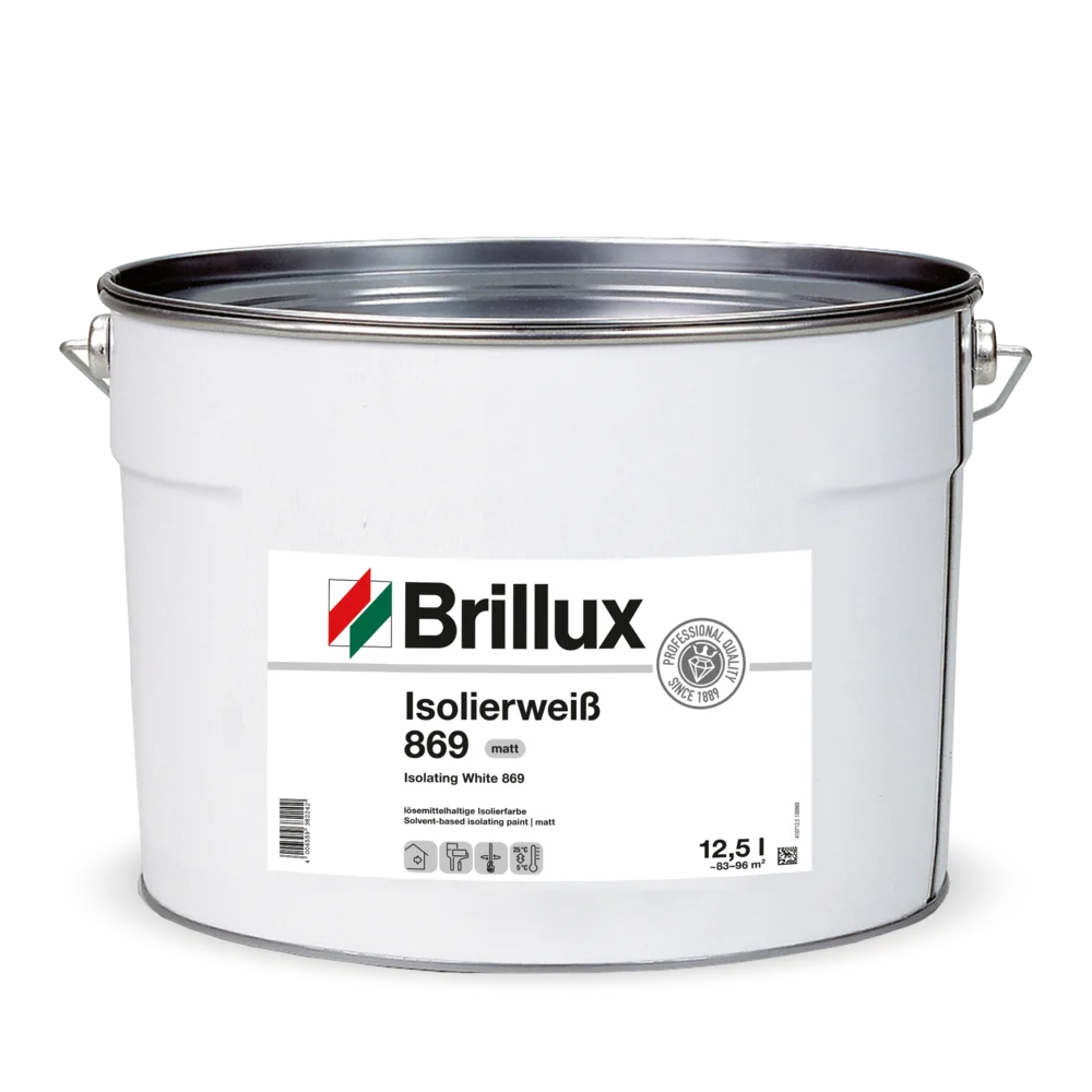 Brillux Isolierweiß 869 Isolierfarbe weiß 12,5 l