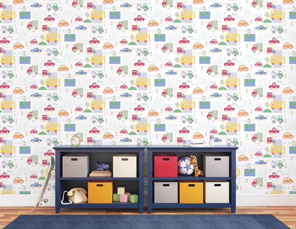 Colorful city non-woven wallpaper-28-G56010.1M