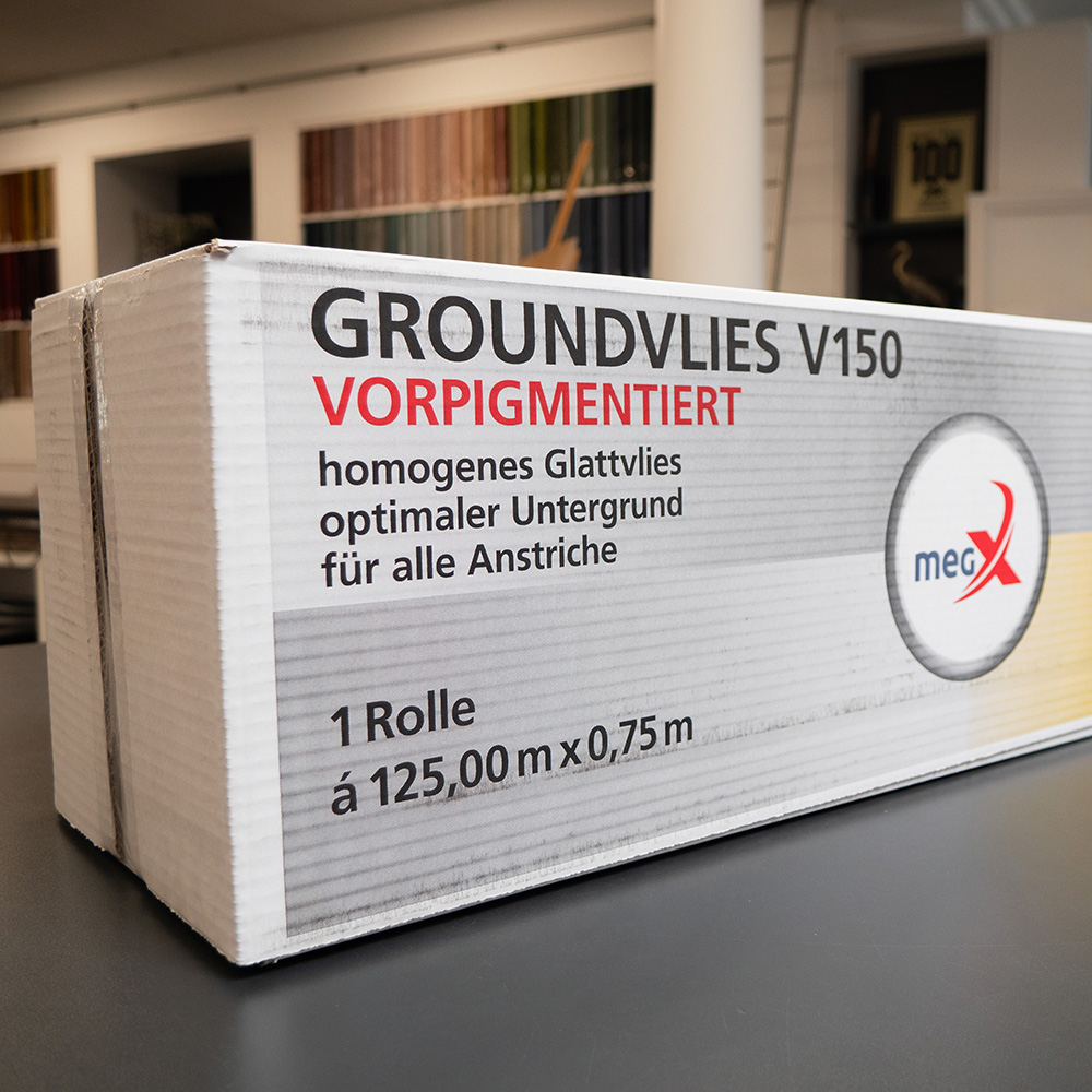 MEG Groundvlies V150 vorpigmentiert Glattvlies 125m x 0,75m (93,75 m²) _L