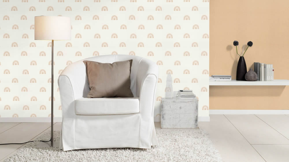 Vliestapete Uni braun Bambino XIX Rasch 252866